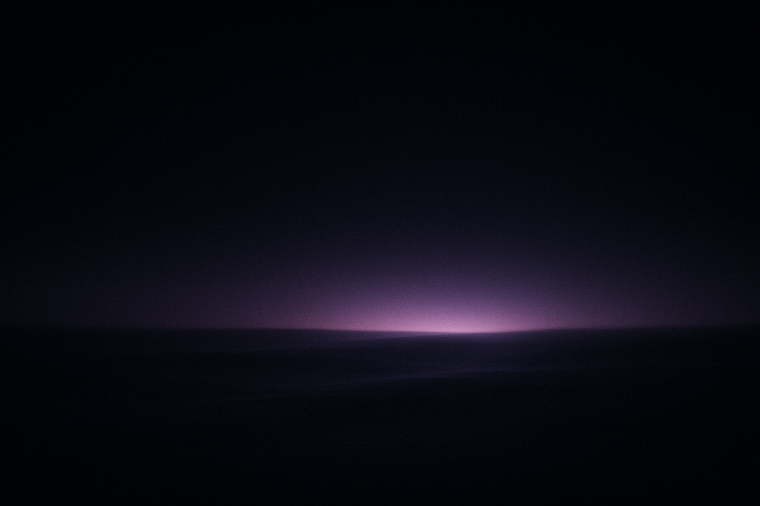 A long horizon opening up at first light
