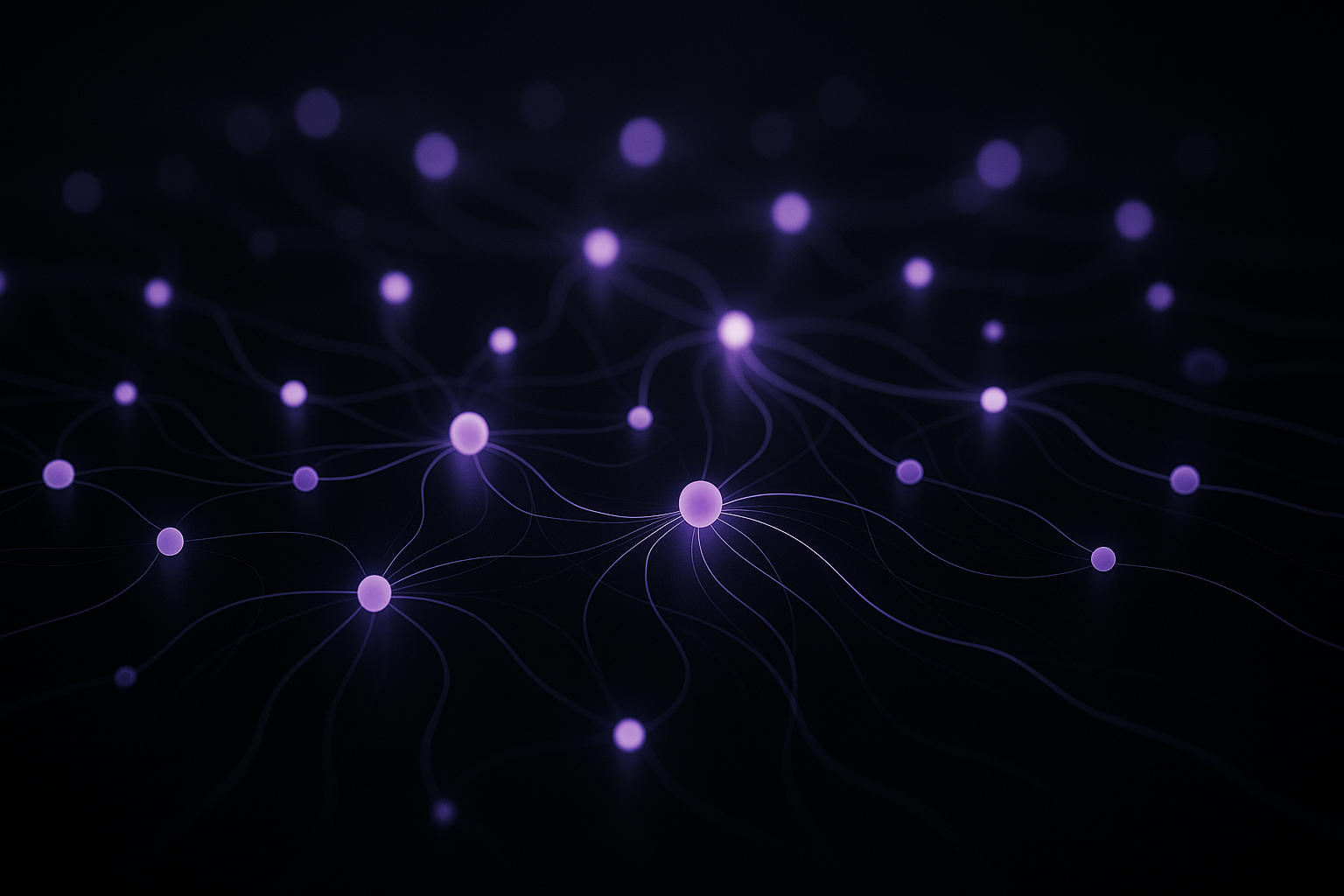 A living map of people and processes connected by light