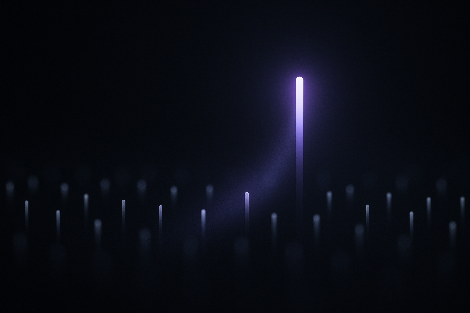A calm dashboard of signals surfacing before being asked